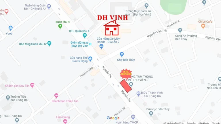 Vị trí dự án Chung cư HTX Trung Đô