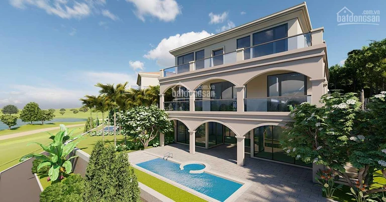 A building with a swimming pool Description automatically generated with low confidence