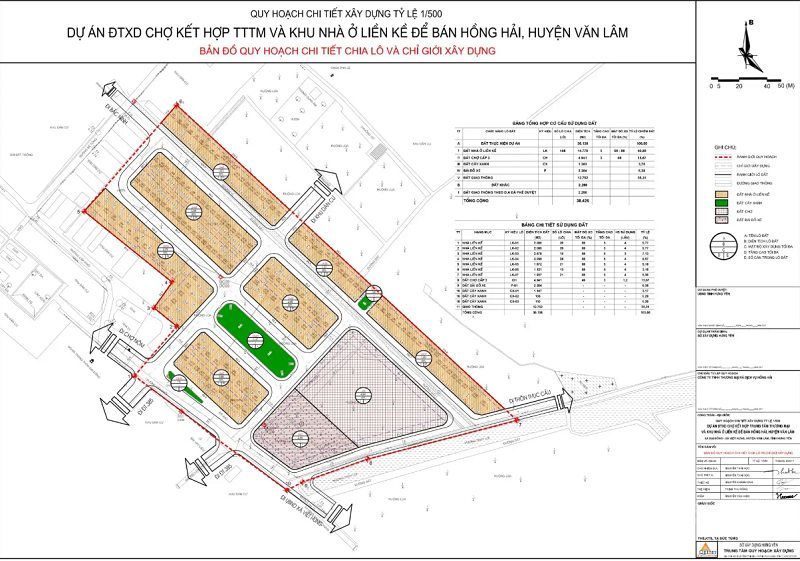 Khu nhà ở liền kề Hồng Hải - Văn Lâm