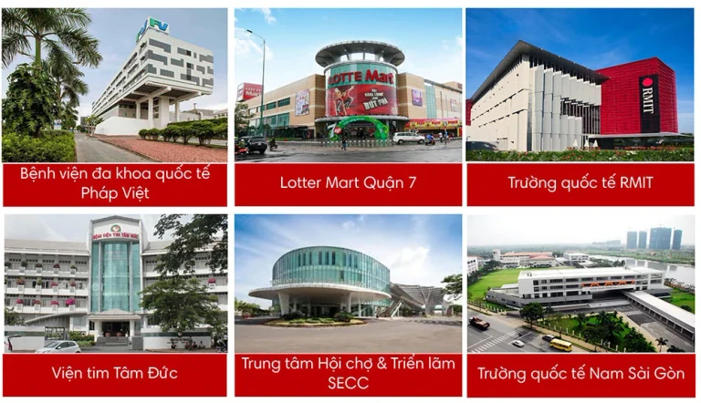 Các tiện nghi ngoại khu