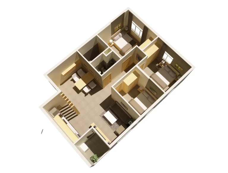 Công năng sản phẩm căn hộ 3 PN - 2 WC