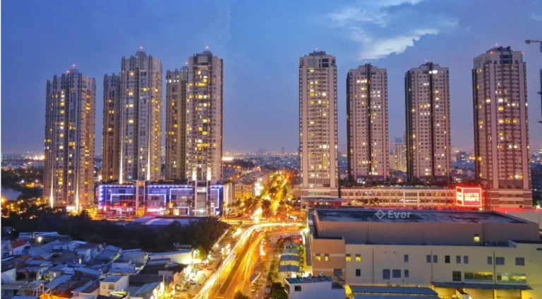 Dự án Sunrise City về đêm