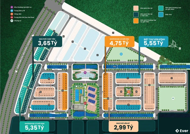 Giá mở bán của dự án LA Home Long An