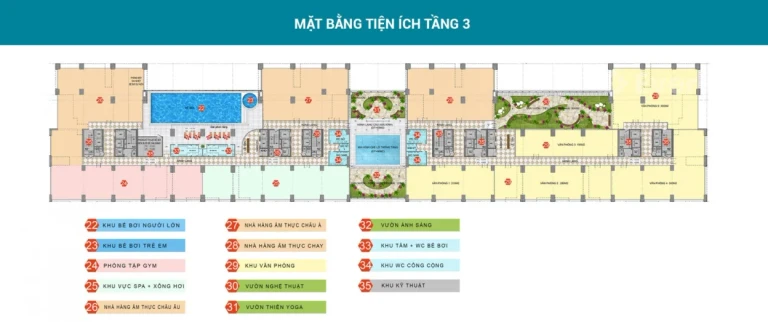 Hệ thống tiện ích nội khu dự án Phương Đông Green Park