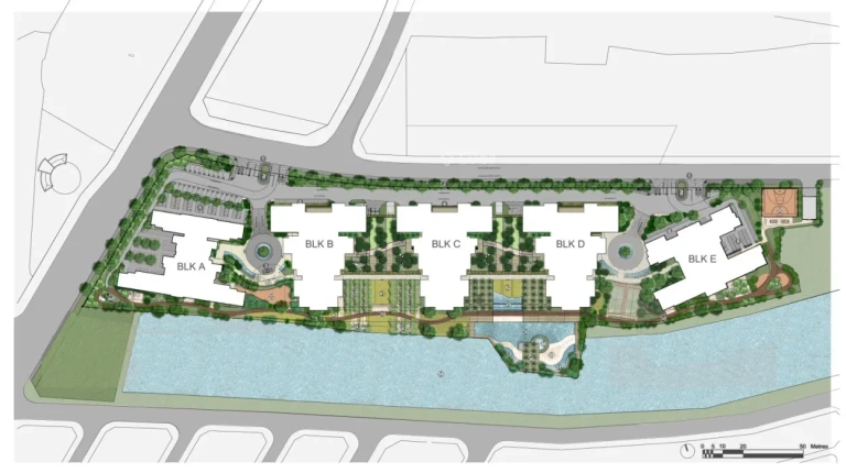 Mặt bằng dựng Mulberry Lane Hà Đông