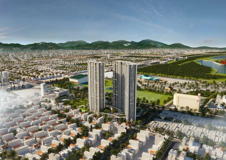 Phối cảnh dự án khu đô thị Nam Cầu Tuyên Sơn