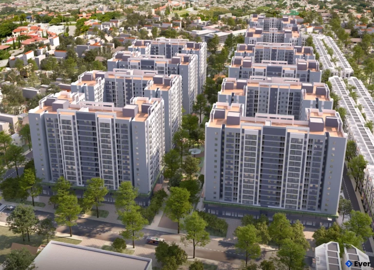 Phối cảnh Nhà Ở Xã Hội Harbor Residence - Tổng kho 3 Lạc Viên