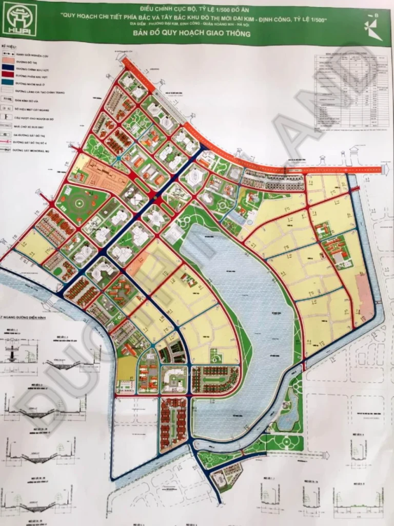 Quy hoạch dự án Khu đô thị mới Đại Kim – Định Công