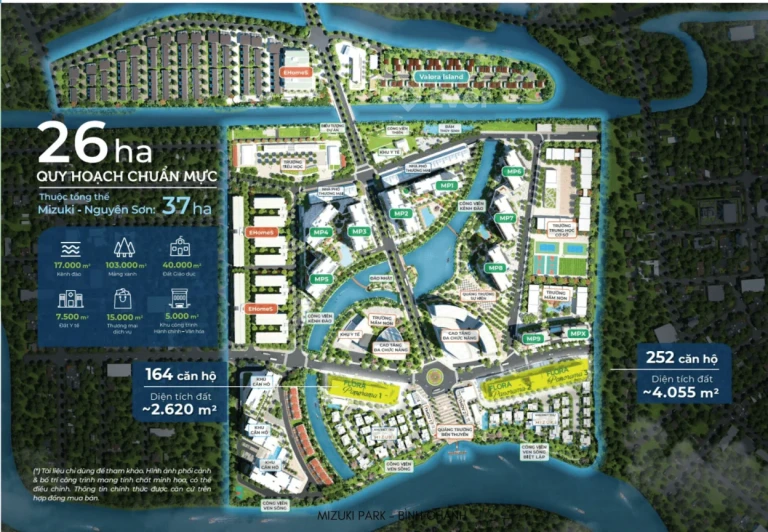 Quy hoạch xây dựng dự án Mizuki Park