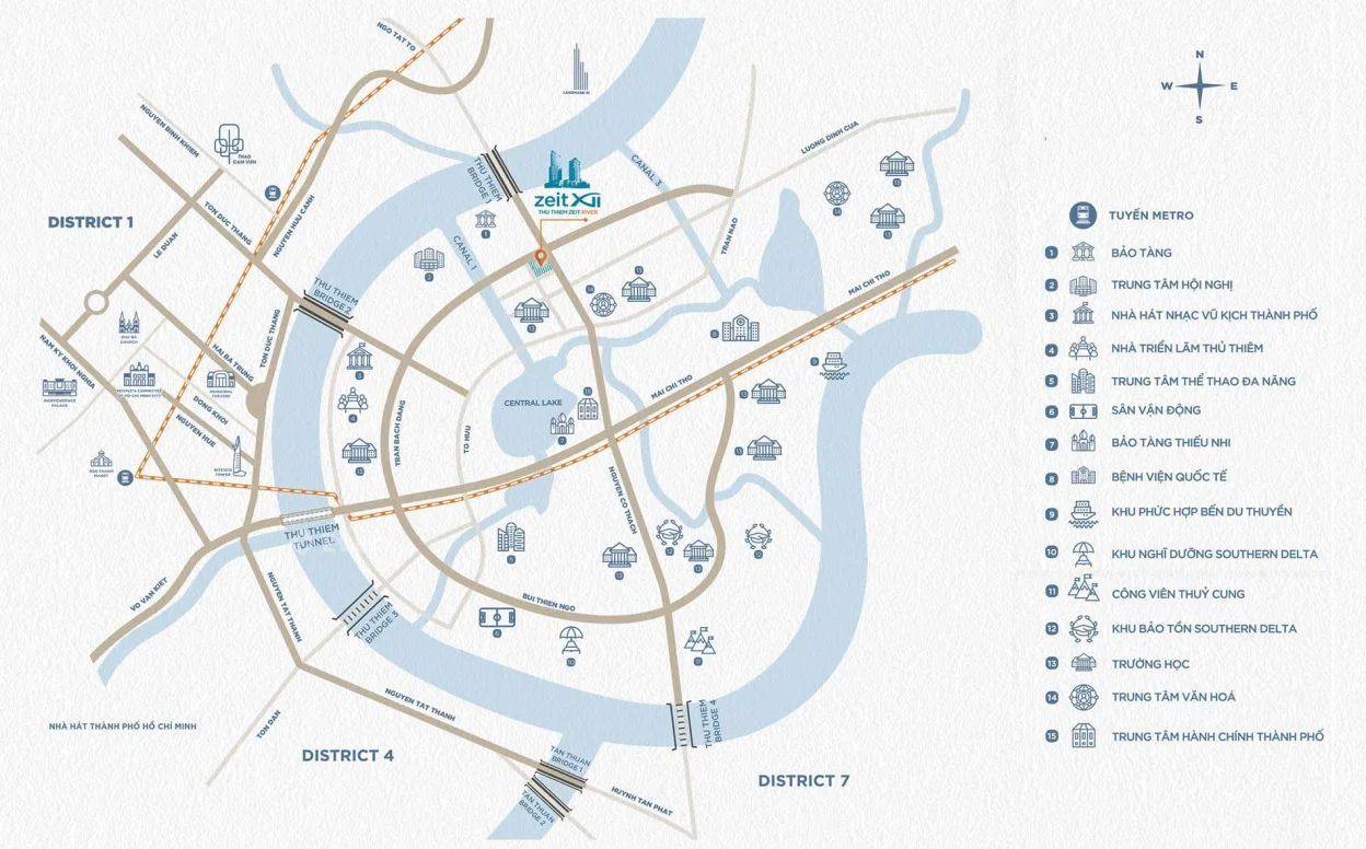 Thu Thiem Zeit River