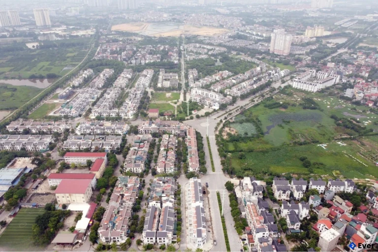 Toàn cảnh dự án khu đô thị Xuân Phương