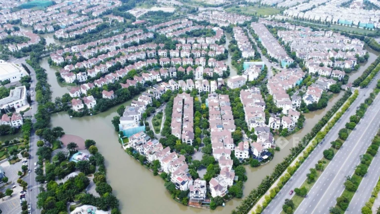 Toàn cảnh dự án Vinhomes Riverside từ trên cao