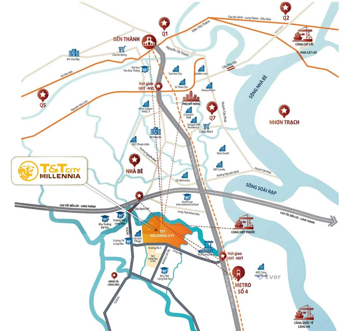 T&T Millennia City Long Hậu