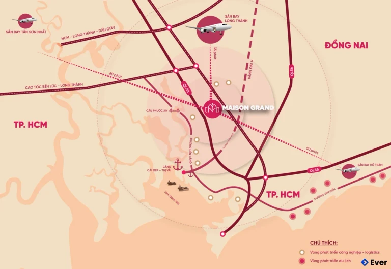 Vị trí của dự án Maison Grand Phú Mỹ