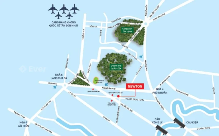 Vị trí dự án Newton Residence