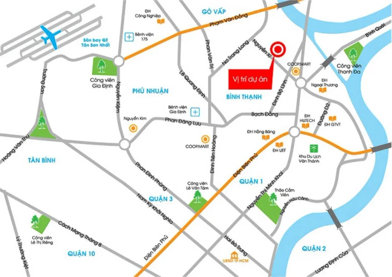 Vị trí dự án Richmond City