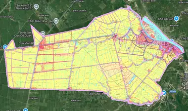 Bản đồ quy hoạch Huyện Châu Thành, An Giang