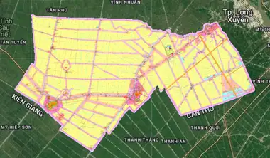 Bản đồ quy hoạch Huyện Thoại Sơn, An Giang