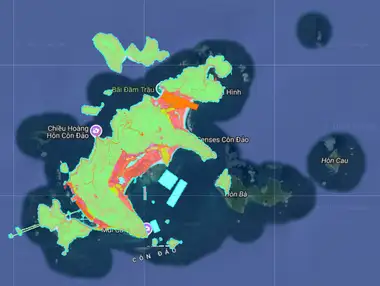 Bản đồ quy hoạch Huyện Côn Đảo, Bà Rịa - Vũng Tàu