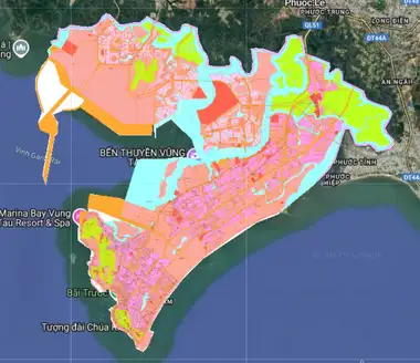 Bản đồ quy hoạch Thành phố Vũng Tàu, Bà Rịa - Vũng Tàu