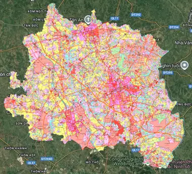 Bản đồ quy hoạch Huyện Tân Yên, Bắc Giang