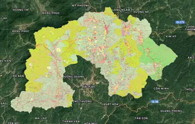 Bản đồ quy hoạch Huyện Bạch Thông, Bắc Kạn