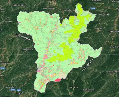 Bản đồ quy hoạch Huyện Chợ Mới, Bắc Kạn