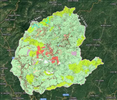Bản đồ quy hoạch Huyện Ngân Sơn, Bắc Kạn