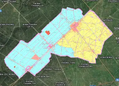 Bản đồ quy hoạch Huyện Phước Long, Bạc Liêu