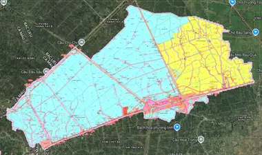 Bản đồ quy hoạch Thị xã Giá Rai, Bạc Liêu