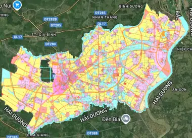 Bản đồ quy hoạch Huyện Lương Tài, Bắc Ninh