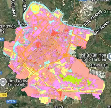 Bản đồ quy hoạch Thành phố Bắc Ninh, Bắc Ninh