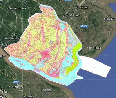 Bản đồ quy hoạch Huyện Ba Tri, Bến Tre
