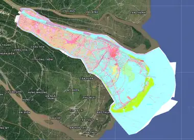 Bản đồ quy hoạch Huyện Bình Đại, Bến Tre