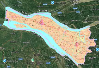 Bản đồ quy hoạch Huyện Chợ Lách, Bến Tre