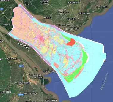 Bản đồ quy hoạch Huyện Thạnh Phú, Bến Tre
