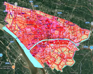 Bản đồ quy hoạch Thành phố Bến Tre, Bến Tre