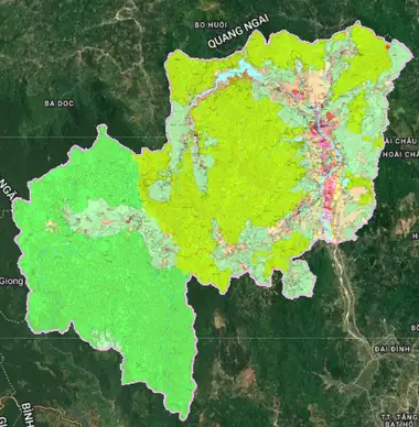 Bản đồ quy hoạch Huyện An Lão, Bình Định