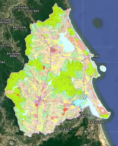 Bản đồ quy hoạch Huyện Phù Mỹ, Bình Định