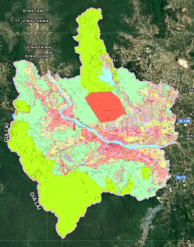 Bản đồ quy hoạch Huyện Tây Sơn, Bình Định