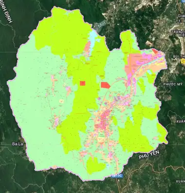 Bản đồ quy hoạch Huyện Vân Canh, Bình Định