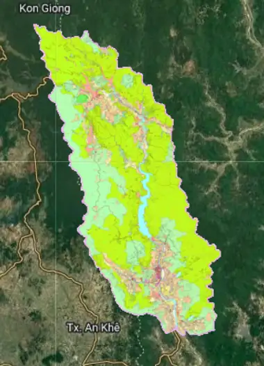 Bản đồ quy hoạch Huyện Vĩnh Thạnh, Bình Định