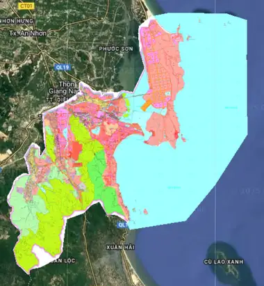 Bản đồ quy hoạch Thành phố Quy Nhơn, Bình Định