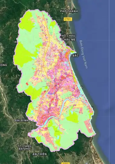 Bản đồ quy hoạch Thị xã Hoài Nhơn, Bình Định