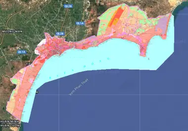 Bản đồ quy hoạch Thành phố Phan Thiết, Bình Thuận
