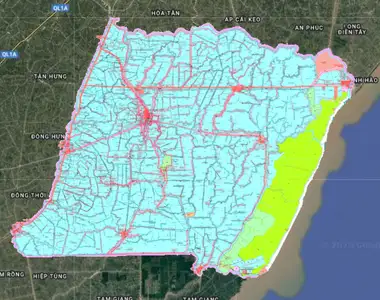 Bản đồ quy hoạch Huyện Đầm Dơi, Cà Mau