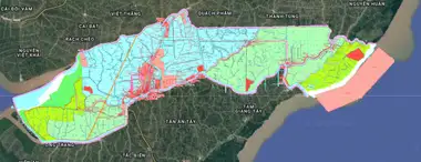Bản đồ quy hoạch Huyện Năm Căn, Cà Mau
