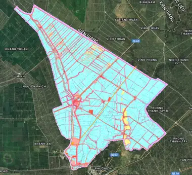 Bản đồ quy hoạch Huyện Thới Bình, Cà Mau