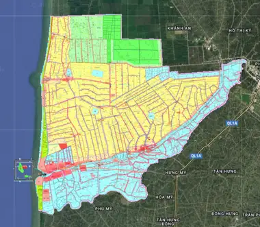 Bản đồ quy hoạch Huyện Trần Văn Thời, Cà Mau
