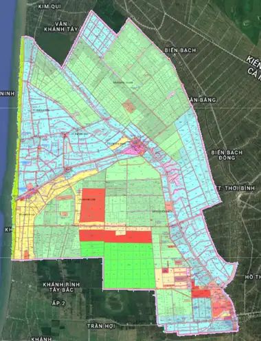 Bản đồ quy hoạch Huyện U Minh, Cà Mau